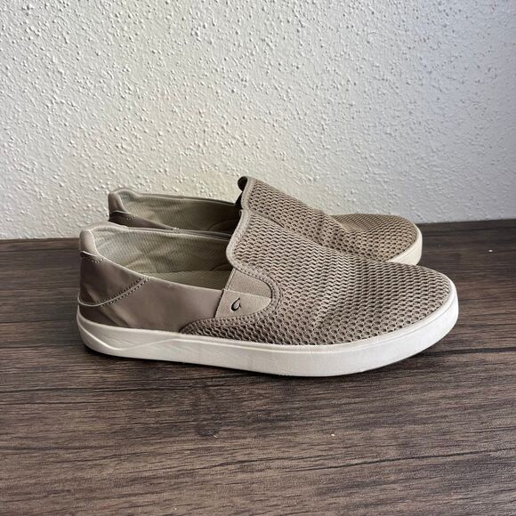 Olukai Lae’ahi Slip On Shoes‎ Loafer Clay Brown Mens Size 9.5